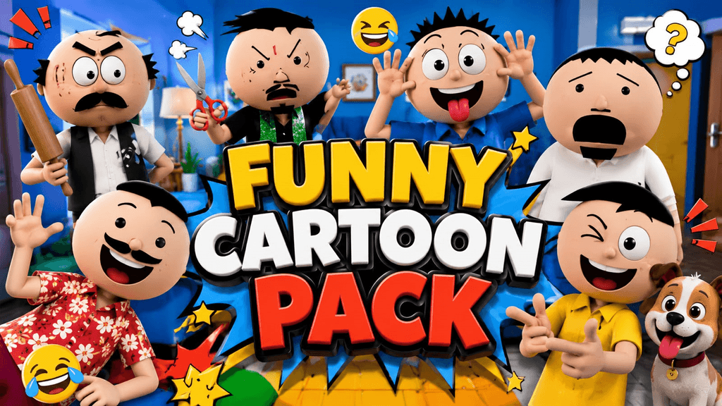 Goofy cartoon character with a clapperboard