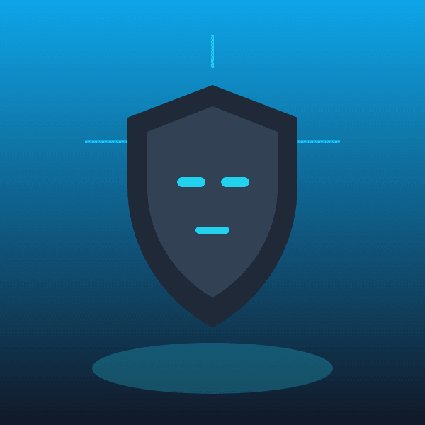 Cyber hero character 3D model