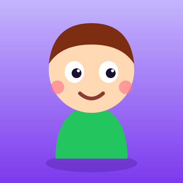 Cartoon boy base character 3D model